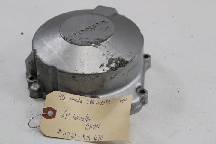 OEM Honda Motorcycle Alternator Cover #11321-MV9-670 1995 CBR600F3