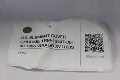 OIL ELEMENT COVER CHROME 1RM-13447-00-00 1996 Yamaha VIRAGO XV1100S