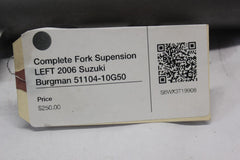 Complete Fork Supension LEFT 2006 Suzuki Burgman 51104-10G50