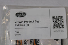 V-Twin Product Sign Patches (2) Harley Davidson