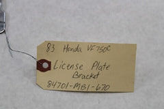 License Plate Bracket 84701-MB1-670 1983 Honda VF750