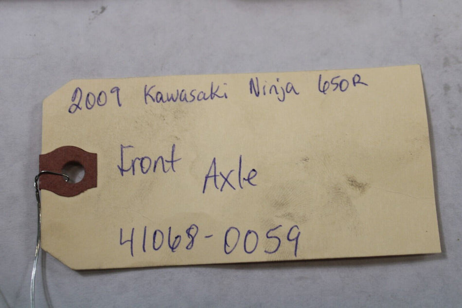 Front Axle 41068-0059 2009 Kawasaki 650R Ninja EX650C9F
