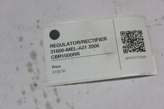 REGULATOR/RECTIFIER 31600-MEL-A21 2006 CBR1000RR