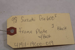 Frame Plate #1 Black 41911-19C00-019 (With Bush) 1998 Suzuki Katana GSX600