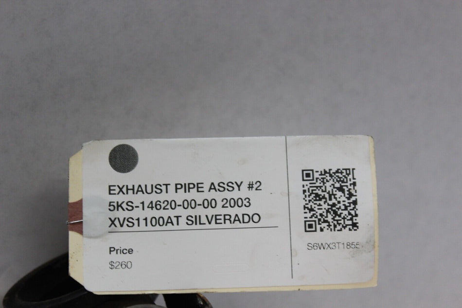 EXHAUST PIPE ASSY #2 5KS-14620-00-00 2003 XVS1100AT SILVERADO