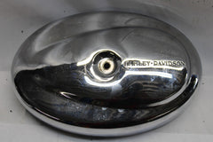 Vintage Chrome Oval Air Cleaner Cover 10.75" Long Harley Davidson