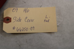 Side Cover LEFT 66250-09 Red Harley Davidson