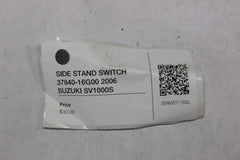 SIDE STAND SWITCH 37840-16G00 2006 SUZUKI SV1000S