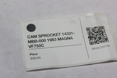 CAM SPROCKET 14321-MB0-000 1983 MAGNA VF750C