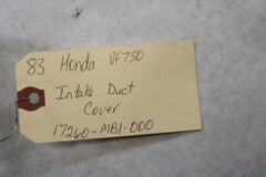 Intake Duct Cover 17260-MB1-000 1983 Honda VF750