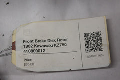 Front Brake Disk Rotor 410800012 1982 Kawasaki Spectre KZ750N