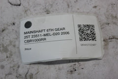 MAINSHAFT 6TH GEAR 25T 23511-MEL-D20 2006 CBR1000RR