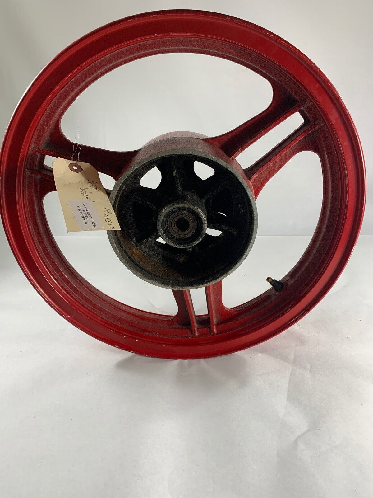 OEM Kawasaki EX500 Rear Wheel Red – Midwest Moto Parts