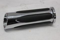 Ness Deep Cut Grip Chrome LEFT Harley Davidson