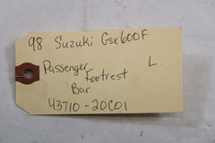 Passenger Footrest Bar Left 43710-20C01 1998 Suzuki Katana GSX600