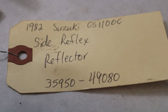 1982 Suzuki GS1100G Z Side Reflex Reflector 35950-49080