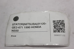 STATOR (MITSUBA) 31120-GE2-671 1990 HONDA NS50