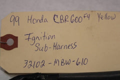 OEM Honda Motorcycle 1999 CBR600F4 Ignition Sub-Harness 32102-MBW-610