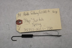 Stop Switch Spring 35357-KC1-730 1984 Honda Goldwing GL1200A