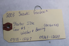 Starter Clutch Bearing(12x16x15.8)09263-12023 2003 Suzuki GSX-R600