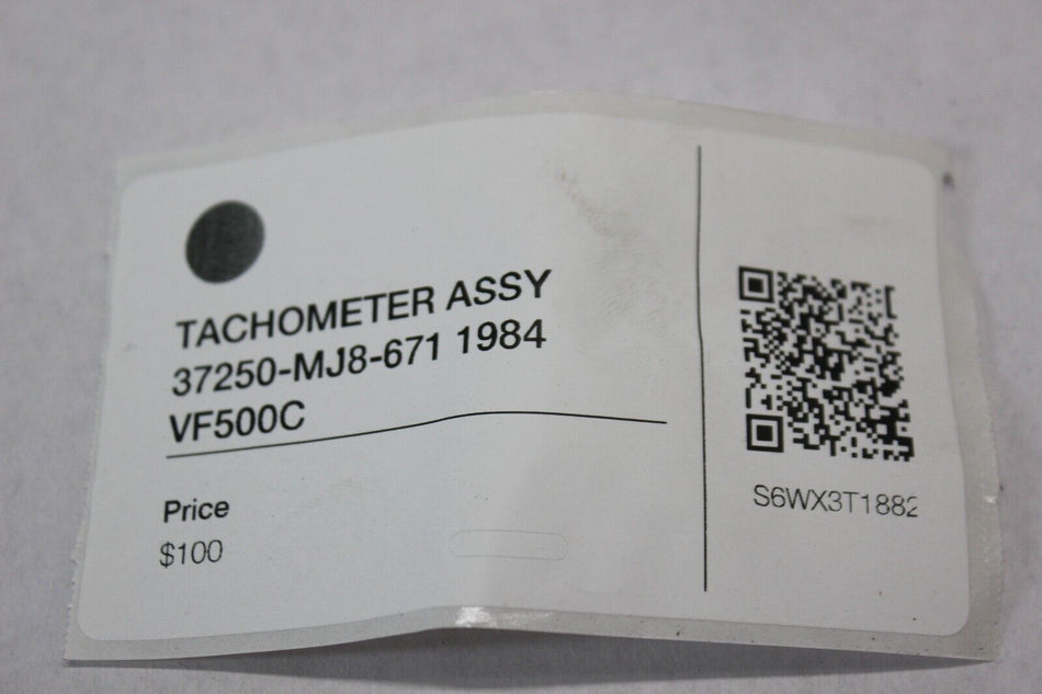 TACHOMETER ASSY 37250-MJ8-671 1984 VF500C Honda Magna