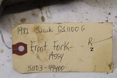 1982 Suzuki GS1100G Z Front Fork Assy Right 51103-49400