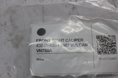 FRONT RIGHT CALIPER 43041-1204 1987 VULCAN VN750A