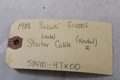 1982 Suzuki GS1100G Z Starter Cable (Neutral) 58410-47X00