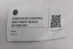 START/STOP CONTROL ASSY RIGHT BLACK 4011082-067 2007 Victory Vegas 8 Ball