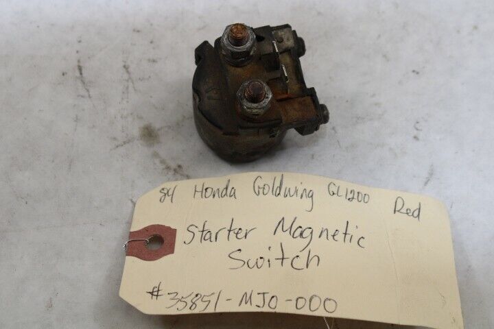 OEM Honda Motorcycle Starter Magnetic Switch 1984 Goldwing GL1200A 35851-MJ0-000