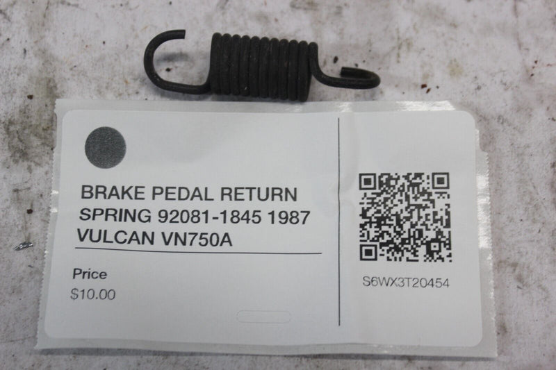 BRAKE PEDAL RETURN SPRING 92081-1845 1987 VULCAN VN750A