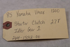 Starter Clutch Idler Gear 1 (27T) 26H-15512-00 1990 Yamaha Vmax VMX12 1200