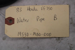 Water Pipe B 19530-MB0-000 1983 Honda VF750