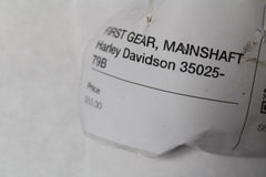 FIRST GEAR, MAINSHAFT 35025-79B Harley Davidson