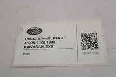 HOSE, BRAKE, REAR 43095-1109 1998 Kawasaki ZX-9R Ninja