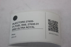 Injector 27609-01, Fuel Rail 27608-01 2002 ULTRA Royal