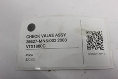 CHECK VALVE ASSY 36627-MN5-003 2003 Honda VTX1800C