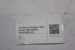 Headlamp Headlight 2006 Honda CBR1000RR 33100-MEL-A21