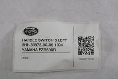HANDLE SWITCH 3 LEFT 3HH-83973-00-00 1994 YAMAHA FZR600R