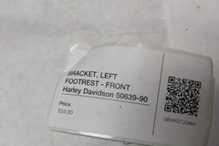 BRACKET, LEFT FOOTREST - FRONT 50639-90 Harley Davidson