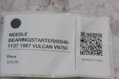 NEEDLE BEARING (STARTER) 92046-1137 1987 VULCAN VN750