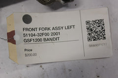 FRONT FORK ASSY LEFT 51104-32F00 2001 GSF1200 SUZUKI BANDIT