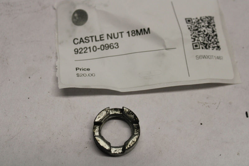 CASTLE NUT 18MM 92210-0963 2016 Kawasaki Versys 650