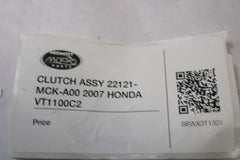 CLUTCH ASSY 22121-MCK-A00 2007 HONDA VT1100C2