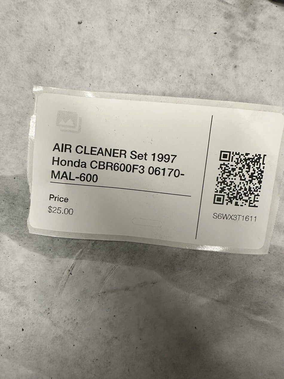 AIR CLEANER Set 1997 Honda CBR600F3 06170-MAL-600