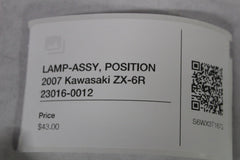 LAMP-ASSY, POSITION 2007 Kawasaki ZX-6R 23016-0012