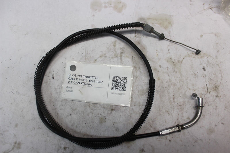 CLOSING THROTTLE CABLE 54012-1243 1987 VULCAN VN750A