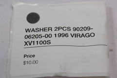 WASHER 2PCS 90209-06205-00 1996 Yamaha VIRAGO XV1100S