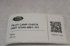 PILOT LAMP CHECK UNIT 37640-MB1-701 1983 Honda VT750C Shadow