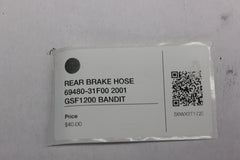 REAR BRAKE HOSE 69480-31F00 2001 GSF1200 SUZUKI BANDIT